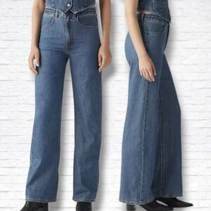 Levi's Ribcage Wide Leg Braided Women's Jeans Size 29 X 32 L NWT